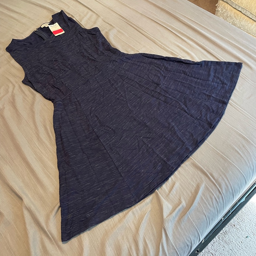 MOVING SALE! NWT Soft navy skater dress